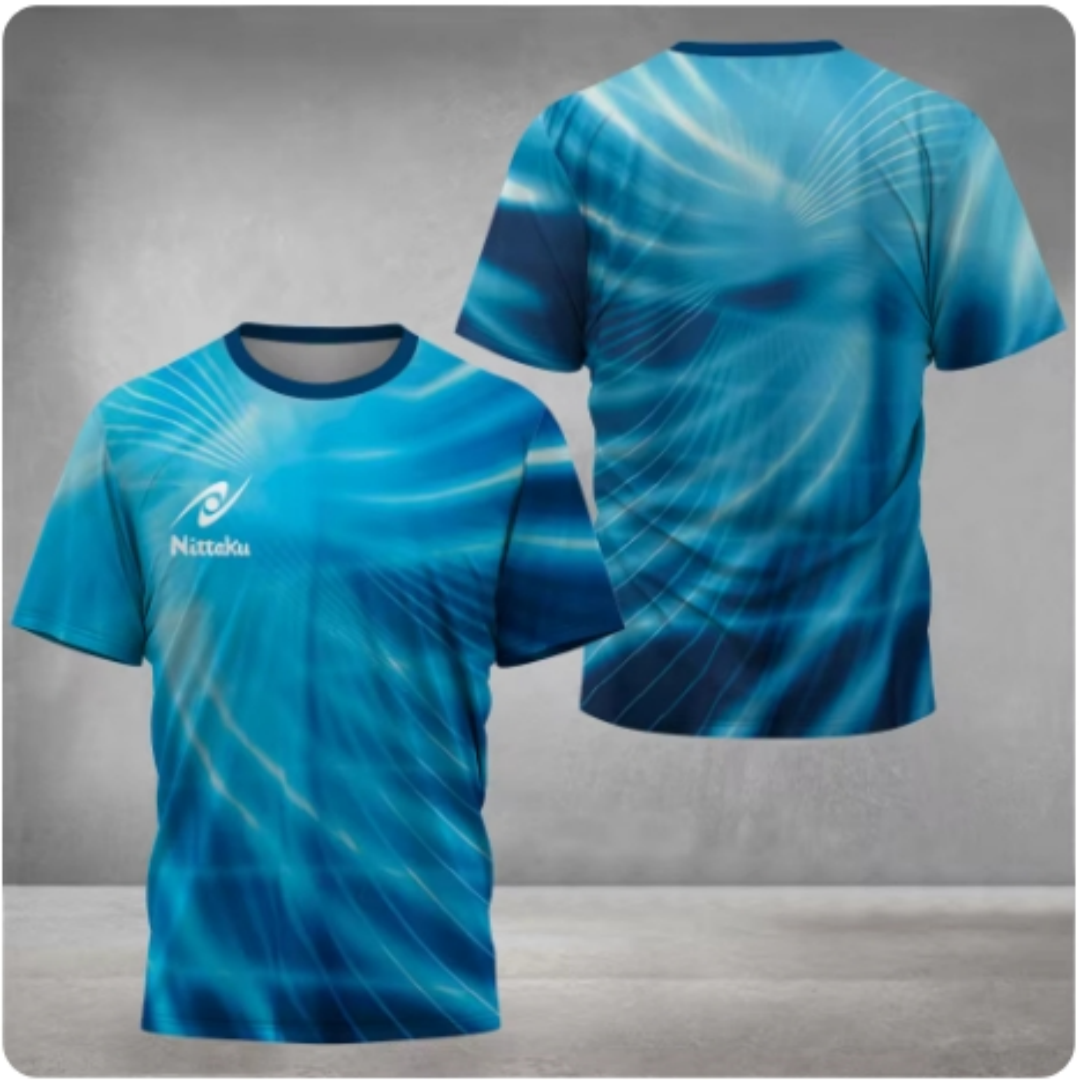 Table Tennis Jersey Butterfly - Men's Nittaku Table Tennis T-shirt Victory