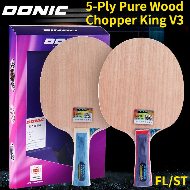 Table Tennis Grip Types - DONIC Chopper V3 Table Tennis Blade
