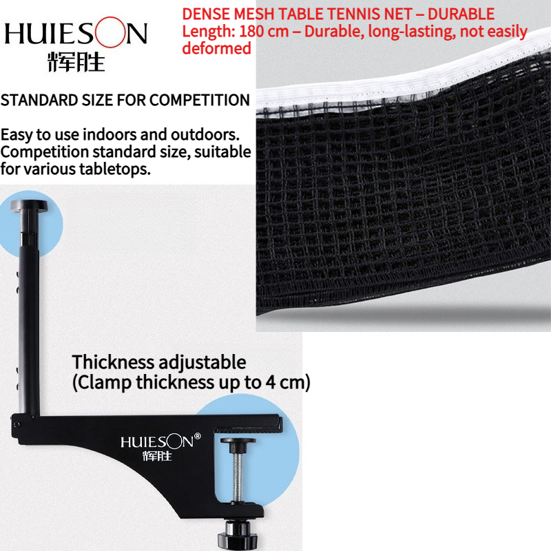 HUIESON Thickened Spiral-Type  - Table Tennis Net Height ulasan dan harga