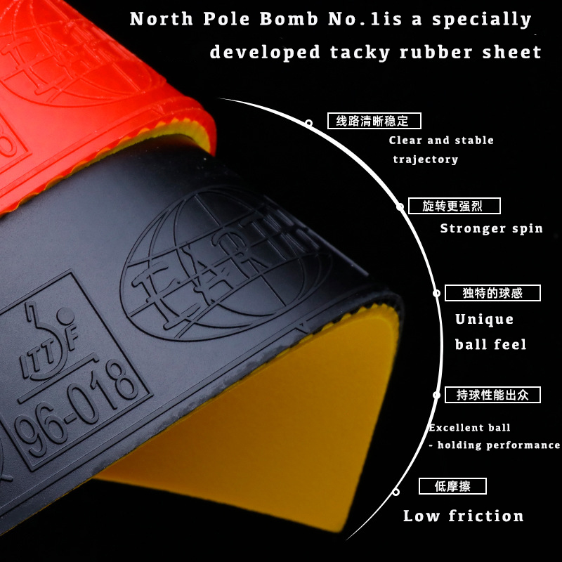 TUTTLE Non-Sticky Arctic No.1  - Table Tennis No 1 ulasan dan harga