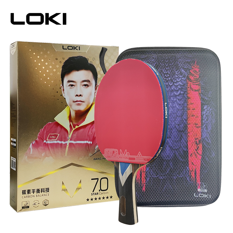 Loki 7 Star Table Tennis Racke - Table Tennis Bat Butterfly ulasan dan harga