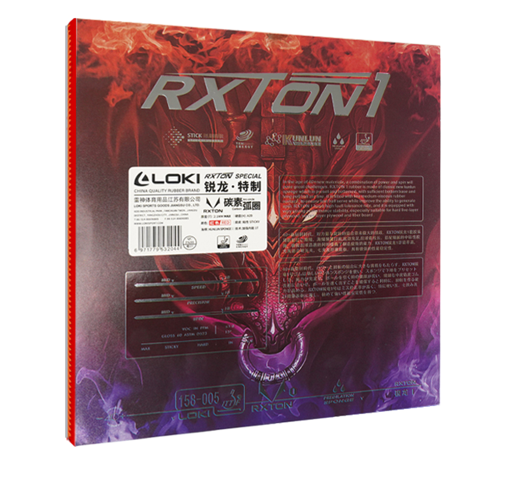 LOKI RXTON 1 Original Table Te - Table Tennis Bat Butterfly ulasan dan harga