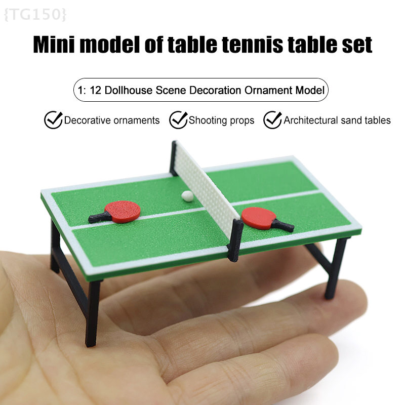 1:12 Scale Dollhouse Miniature - Table Tennis No 1 ulasan dan harga