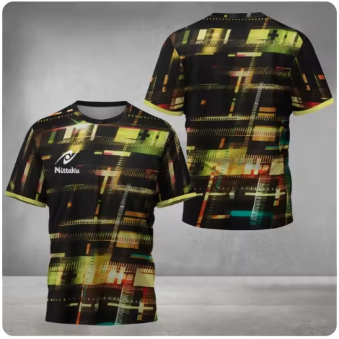 Men's Nittaku Table Tennis T-s - Table Tennis Jersey Butterfly ulasan dan harga
