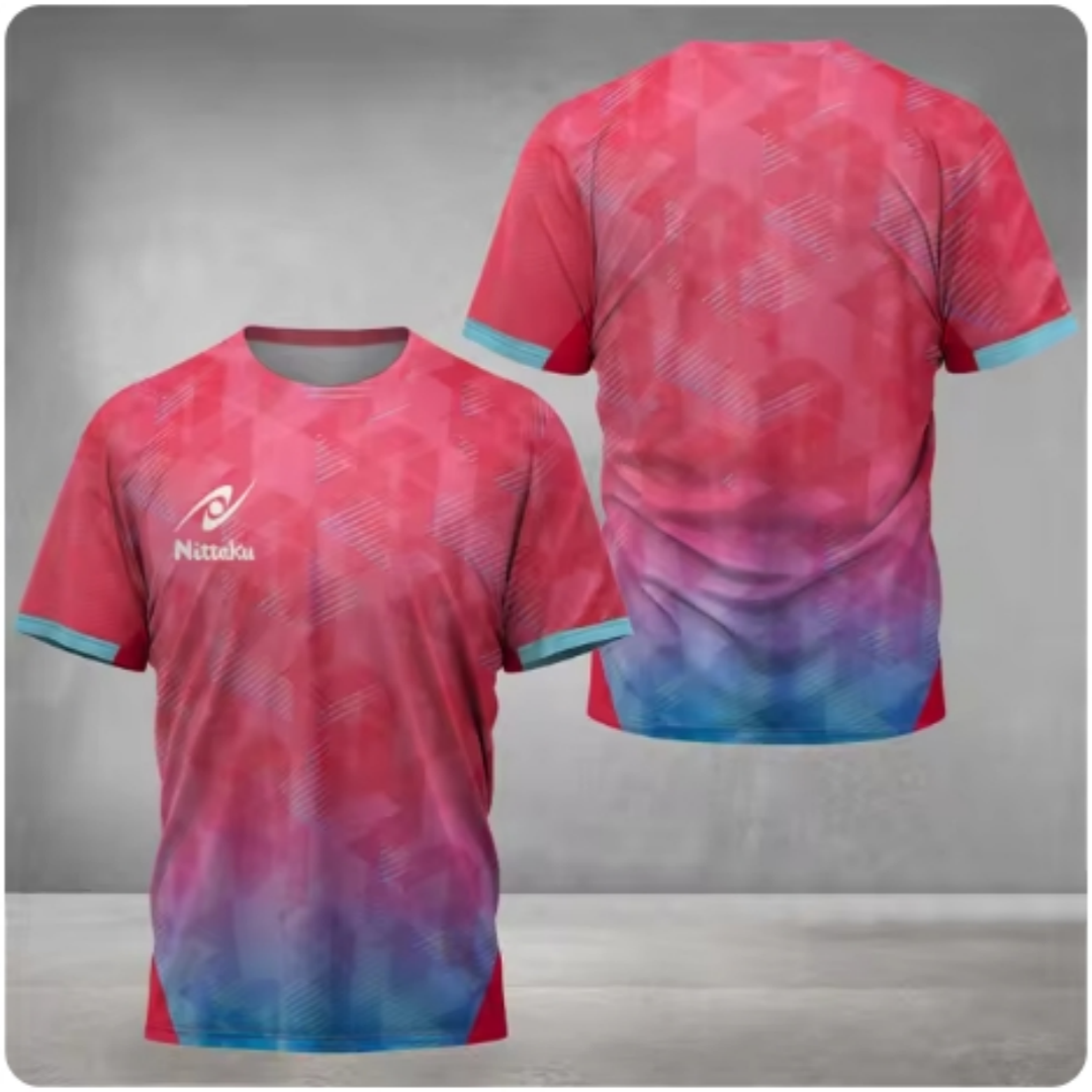 Nittaku Table Tennis T-shirt V - Table Tennis Jersey Butterfly ulasan dan harga
