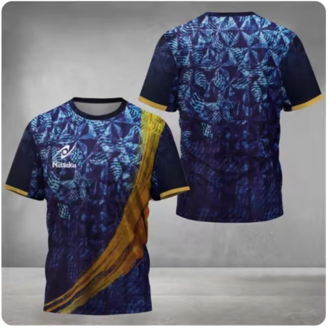 Nittaku Table Tennis T-shirt V - Table Tennis Jersey Butterfly ulasan dan harga