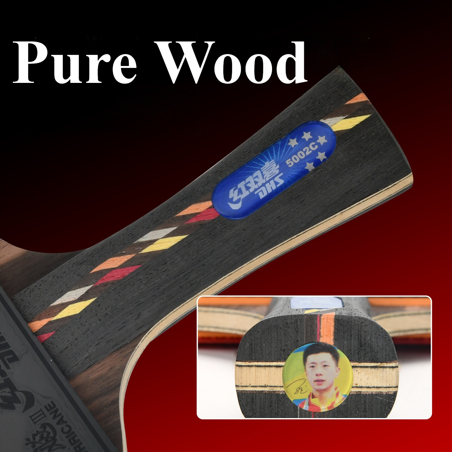 DHS Table Tennis Racket Profes - Table Tennis Grip Types ulasan dan harga
