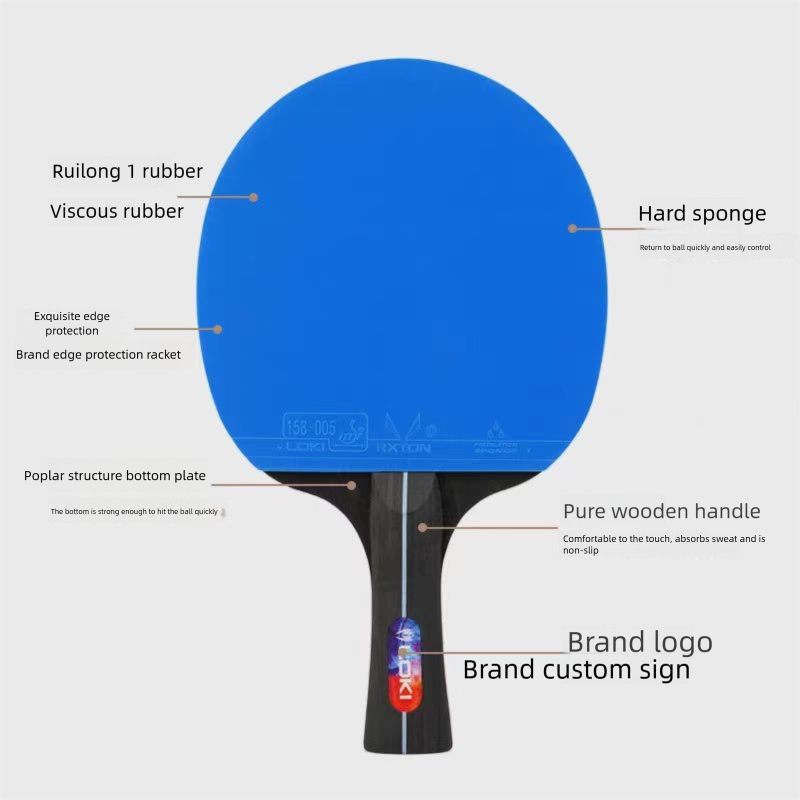 Loki K5000 Ping Pong Set - 2 P - Table Tennis Grip Types ulasan dan harga